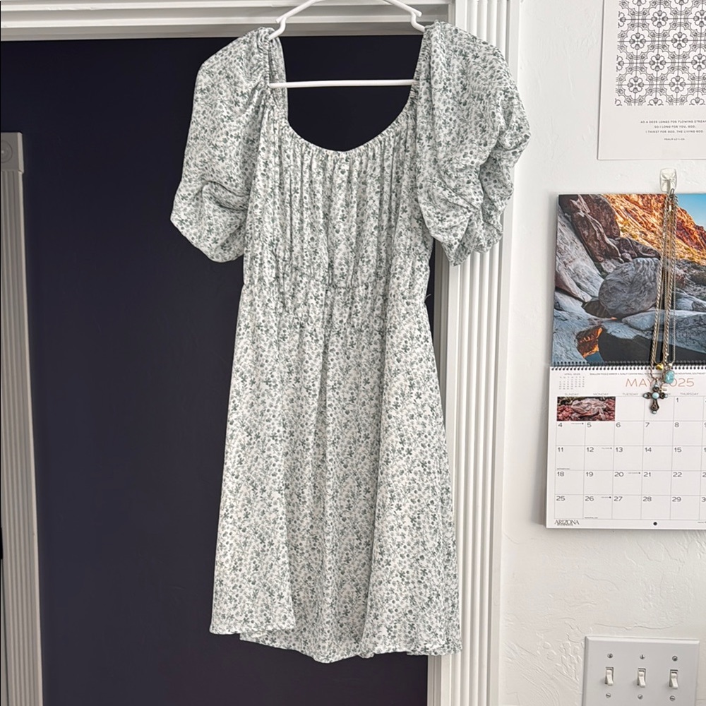 Floral Puff Sleeve Dress altard state